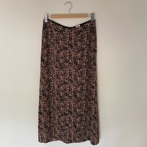 Wilfred Midi Skirt in Leopard size small